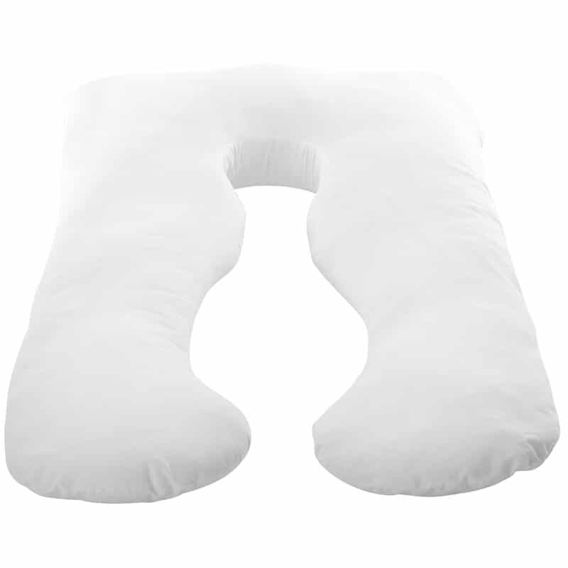 DelawareHypoallergenicDownAlternativeTotalUShapedFiberBodyPregnancyPillow