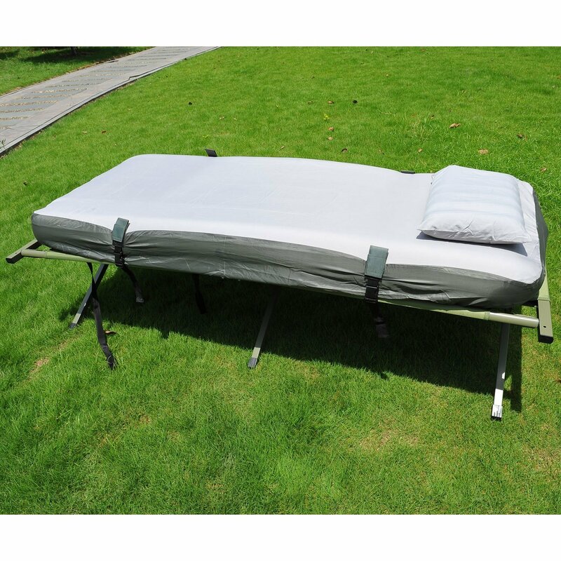 Deluxe4 in 1CompactFoldingDomeShelterTentwithSleepingBagAirMattressPillow