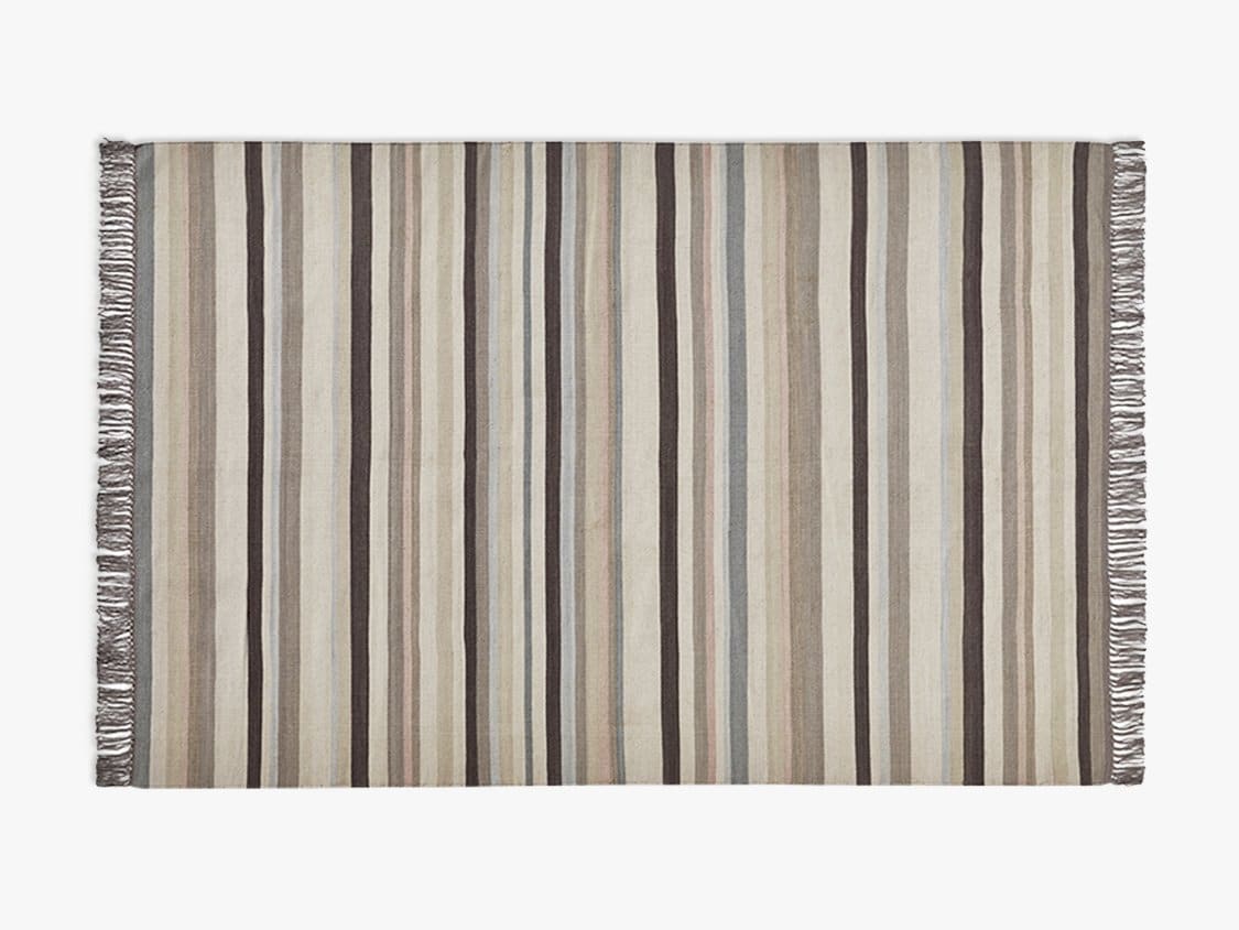 striped rug