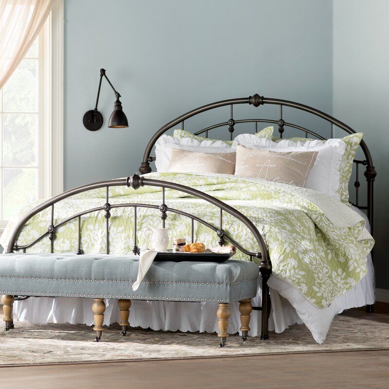 wrought iron bed frame